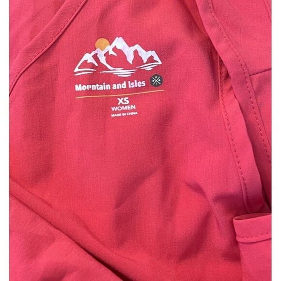 Mountain and Isles XS Dark Pink Dress Drawstring Pockets Performance Sleeveless - Picture 5 of 6